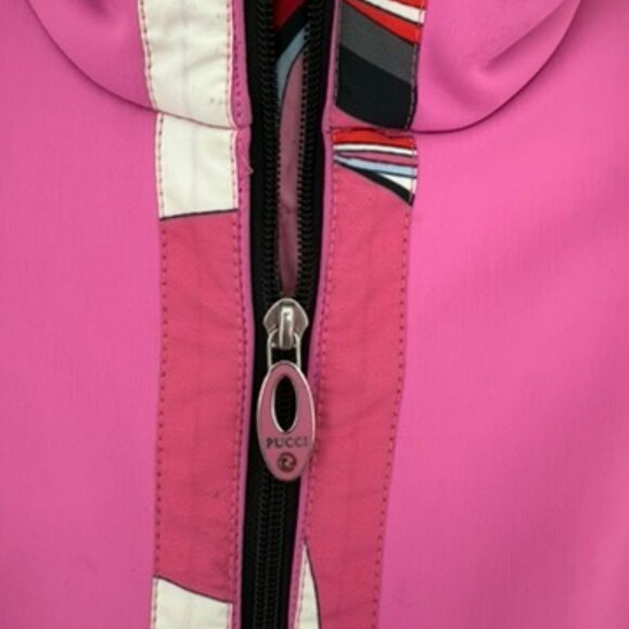 Emilio Pucci x Rossignol Pink Multicolor Ski Jacket Size 1 Small - Picture 3 of 10